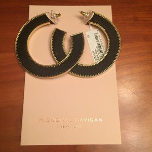 Mignonne Gavigan NY Mega Fiona Hoop BLK Earrings